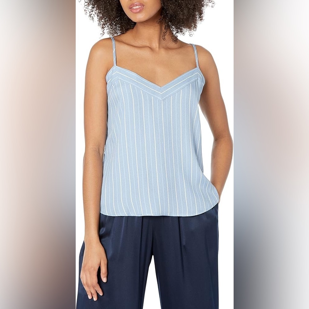 PJ Salvage “Morning Sunshine” Cami Sleep Top in Denim, size Large NWT